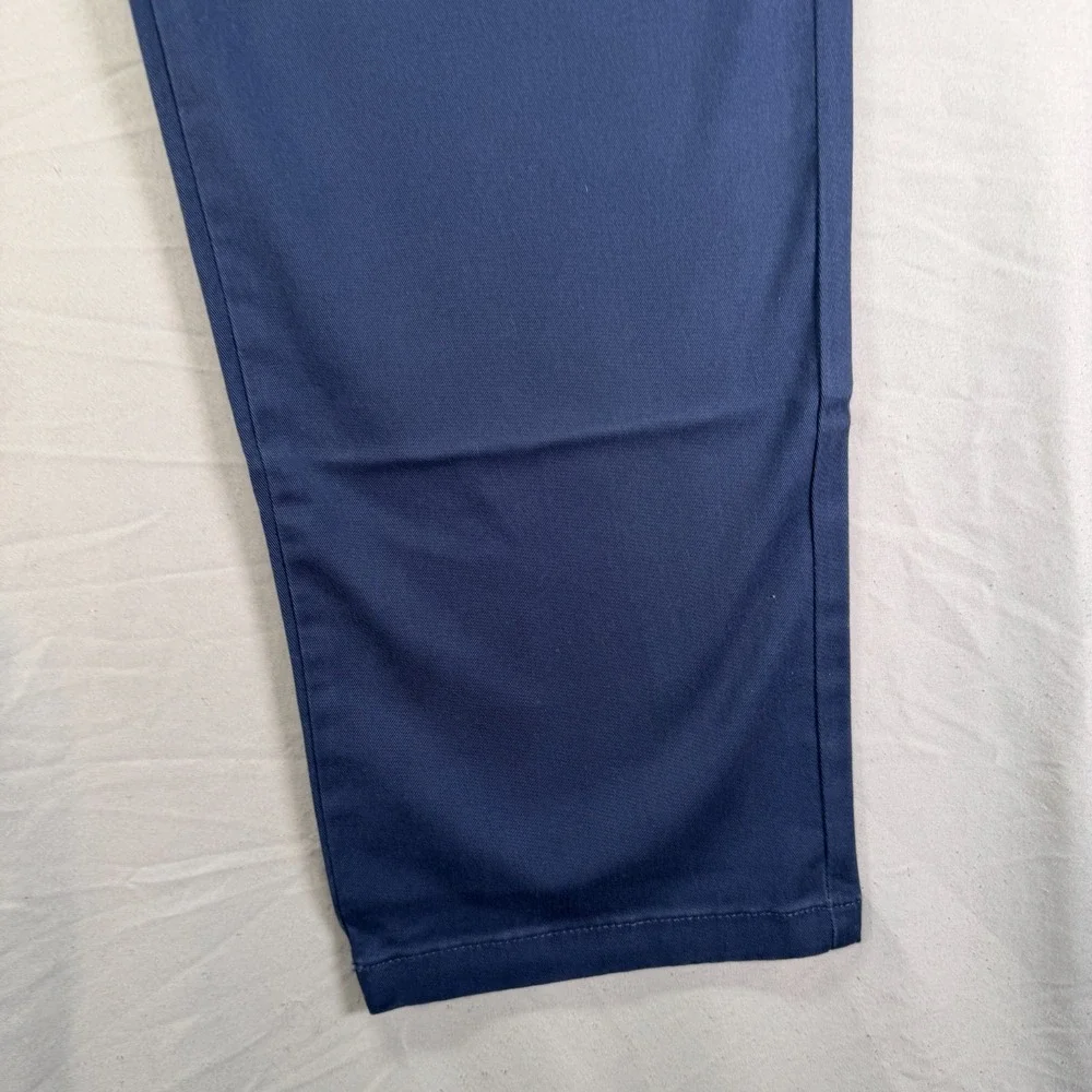 Banana Republic Chino Pants Mens 36x29 Navy Blue Twill Preppy Travel NWT